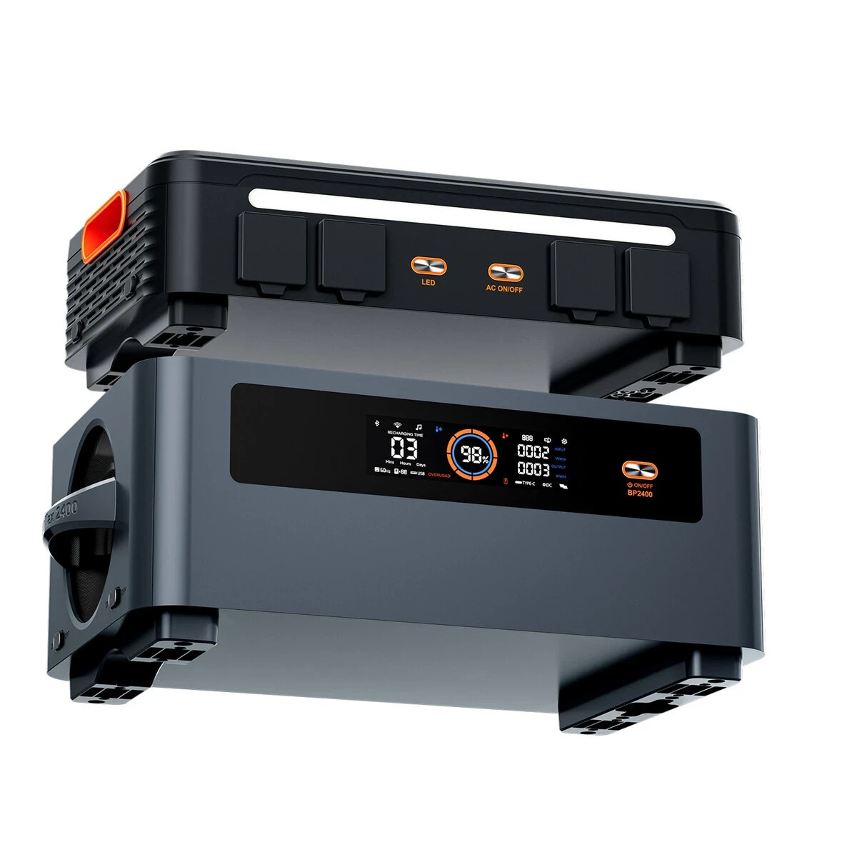 Blackview OSCAL PowerMax2400 Dual-speaker Portable Power Station with Battery