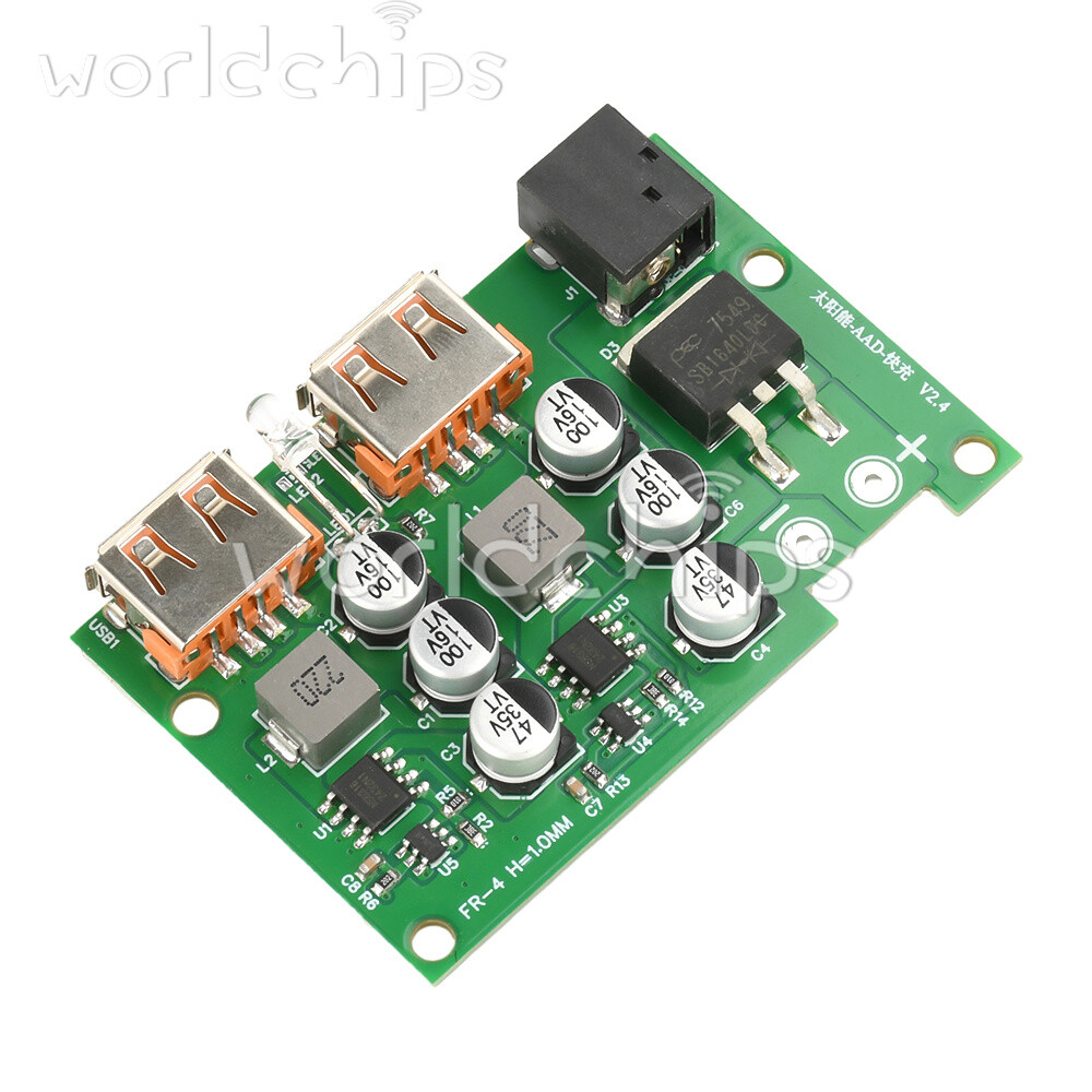 Solar Controller Solar Panel Voltage Regulator QC PD Fast Charging Solar Charger