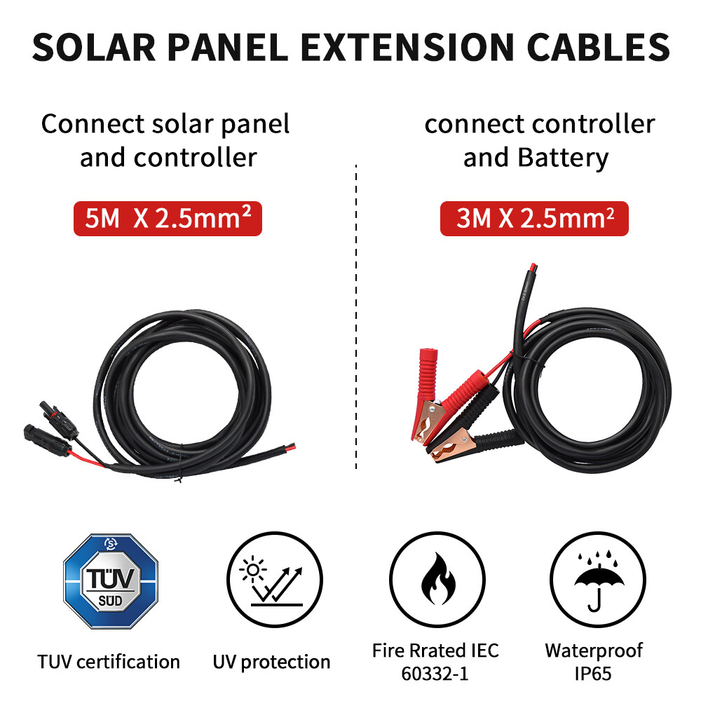Dokio 100w 200w Monocrystalline flexible Solar Panel Kit for RV/Camper/Boat/Home