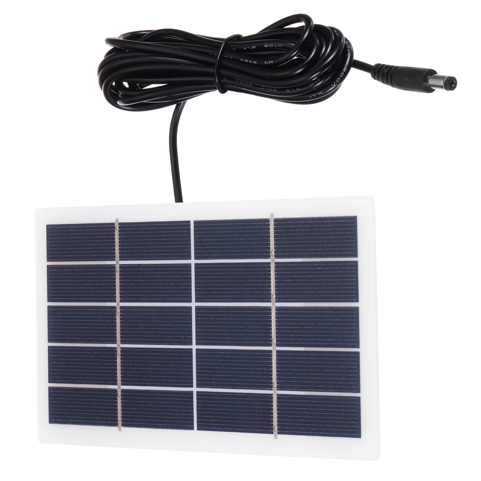 5V 2W 0.4A Mini Solar Panels 3.2m Wire DC Connector Polycrystalline Solar Cell