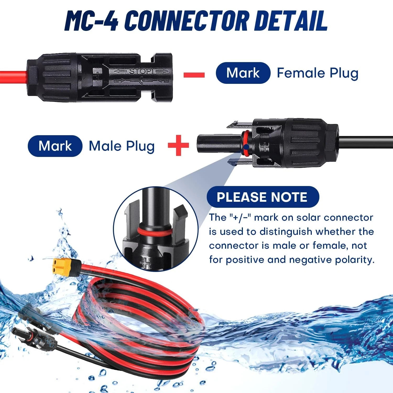 12AWG XT60 Extension Cable, Male to Female Adapter Connector Wire for RC Lipo…