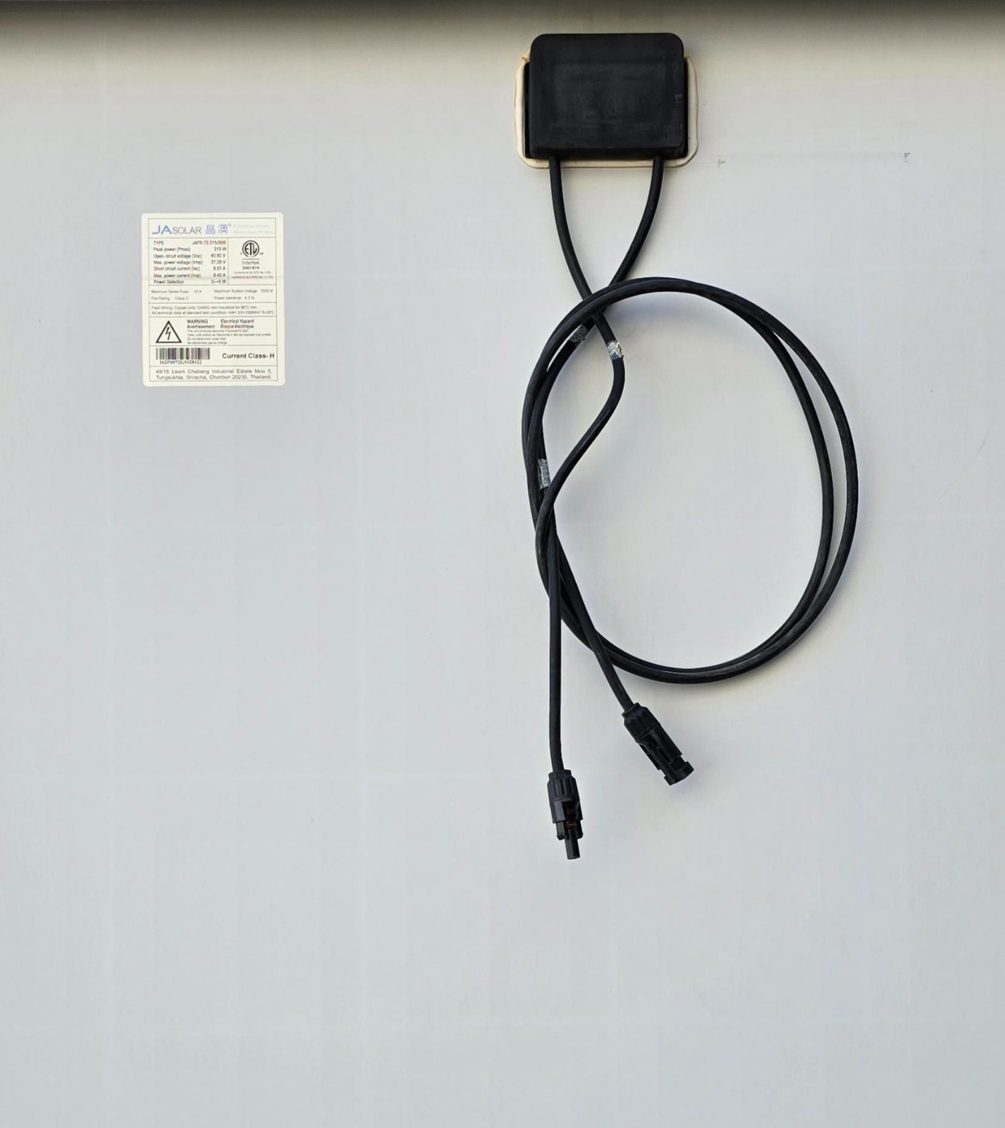 LOT OF 25 JA Solar 310 Watt Multicrystalline Solar Panels PN: JAP6-72-310/3BB