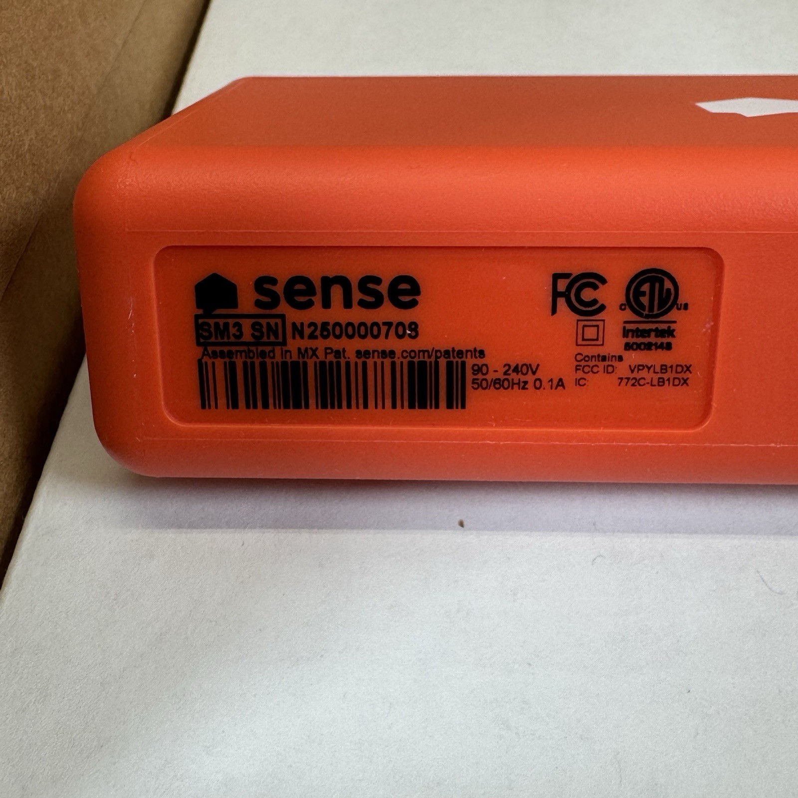 Sense SM3 Home Energy Monitor Model Track Electricity Usage w CT Solar Clamps