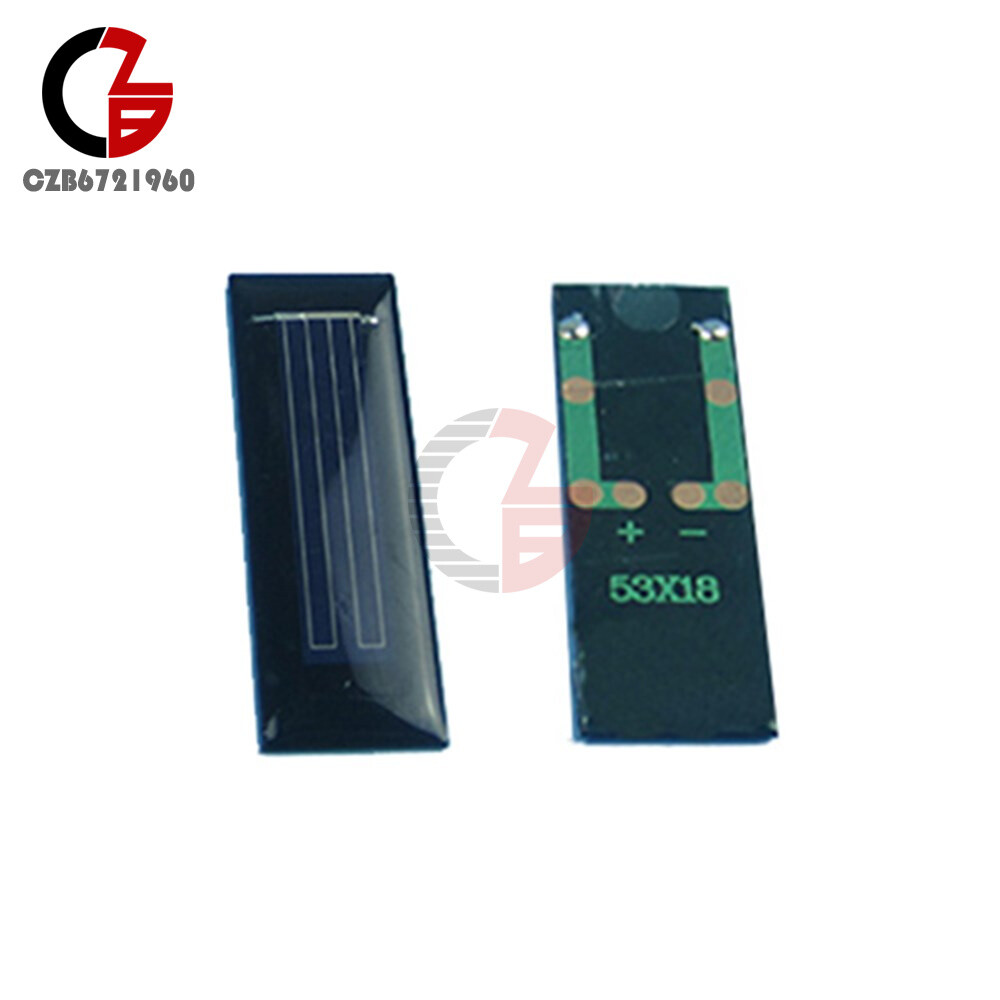 0.5V/6V 0.6W/1W 100mA Epoxy Cell Photovoltaic Battery Charger Solar Panel Module