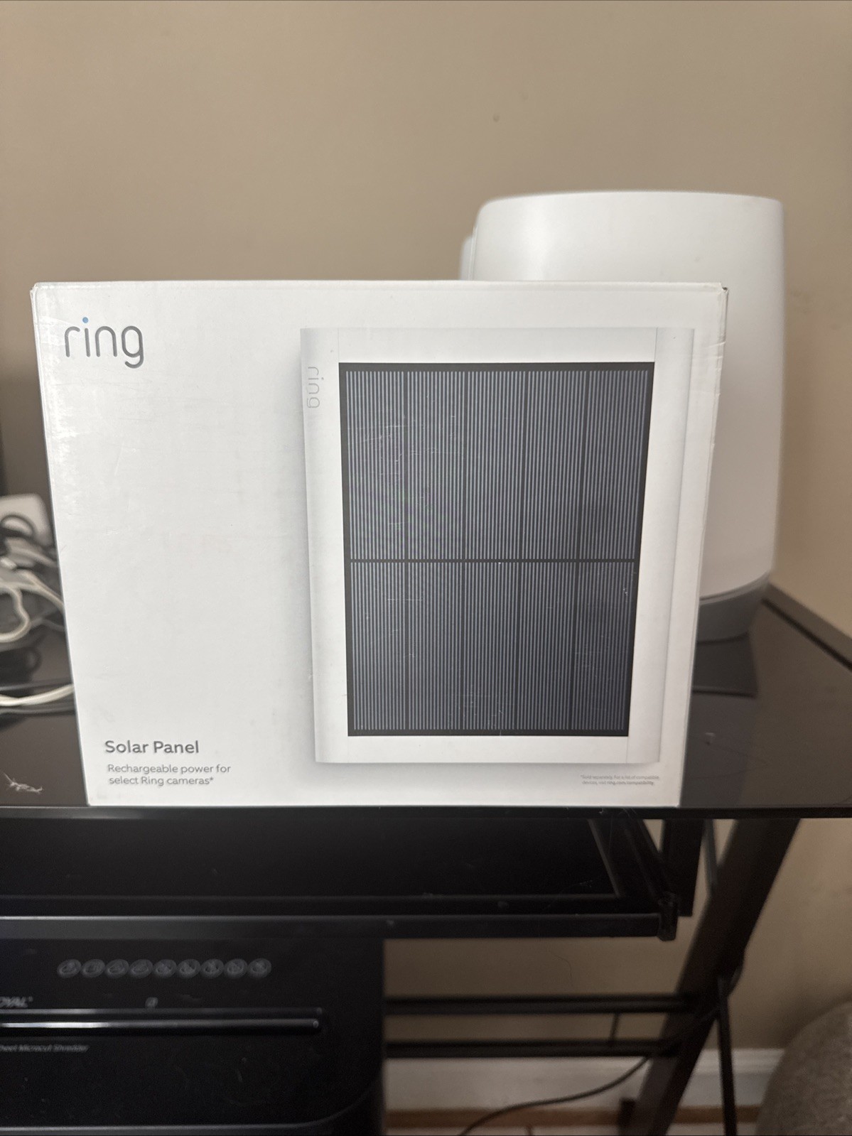 Ring 2nd Generation 4W Solar Panel for Select Ring Security Cameras – White