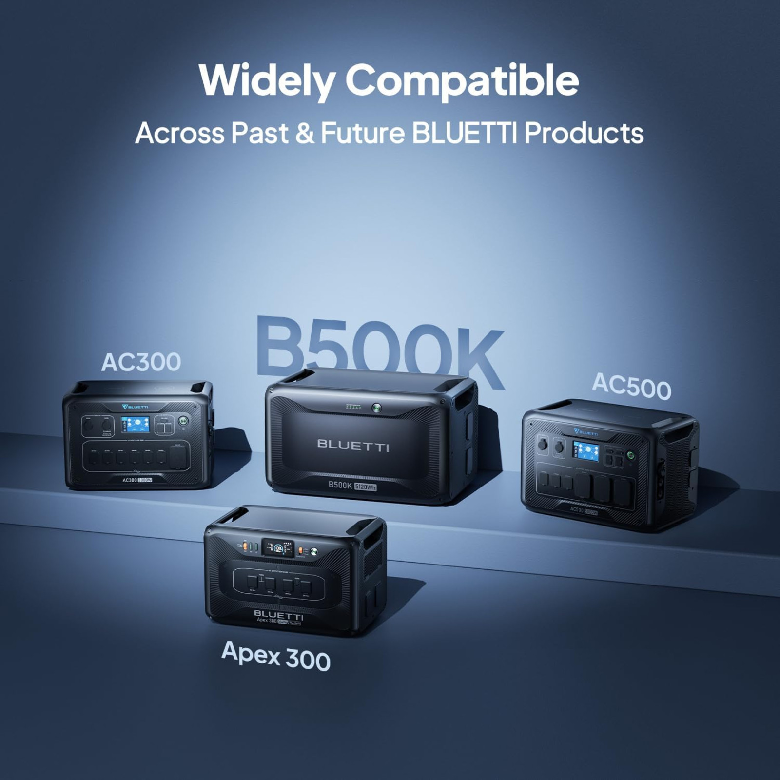 Bluetti B500K LiFePO4 Expansion Battery For AC200L Power Station 120 Volts