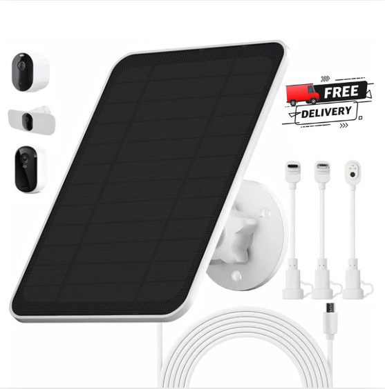 Solar Panel Charger for Arlo Essential Series,Go 2,Pro 6XL/6/5S/3,Ultra Series