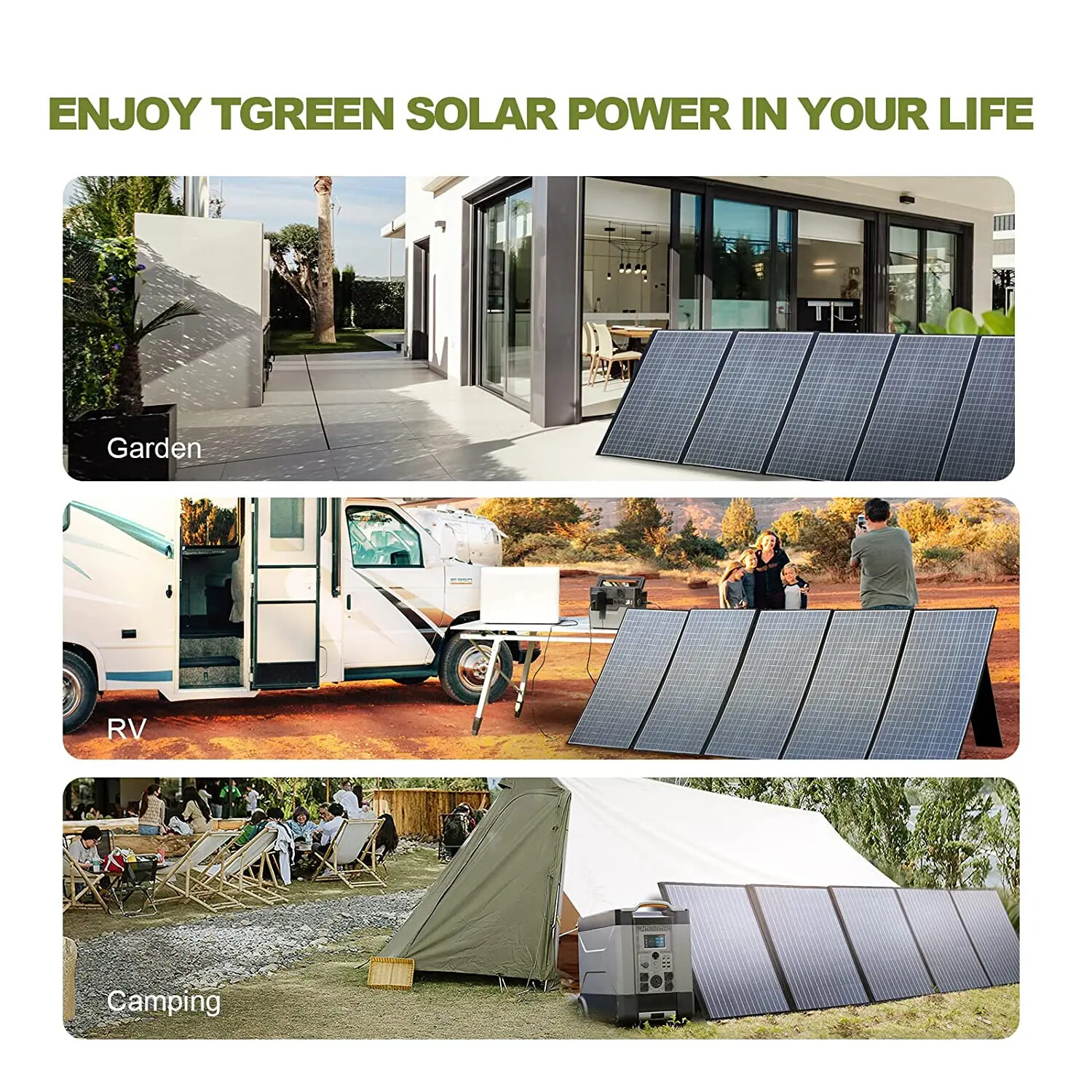 Foldable Solar Panel Solar Charger with Solar Output for Power Station Solar