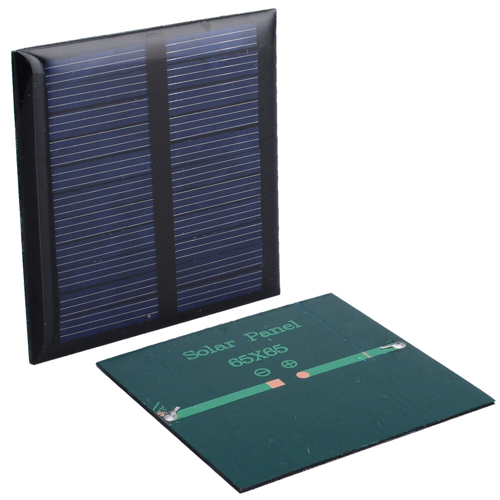 10pcs Solar Panels 5.5v 90mA 0.6W 6.5×6.5 for Mini Solar Cell Power Appliances