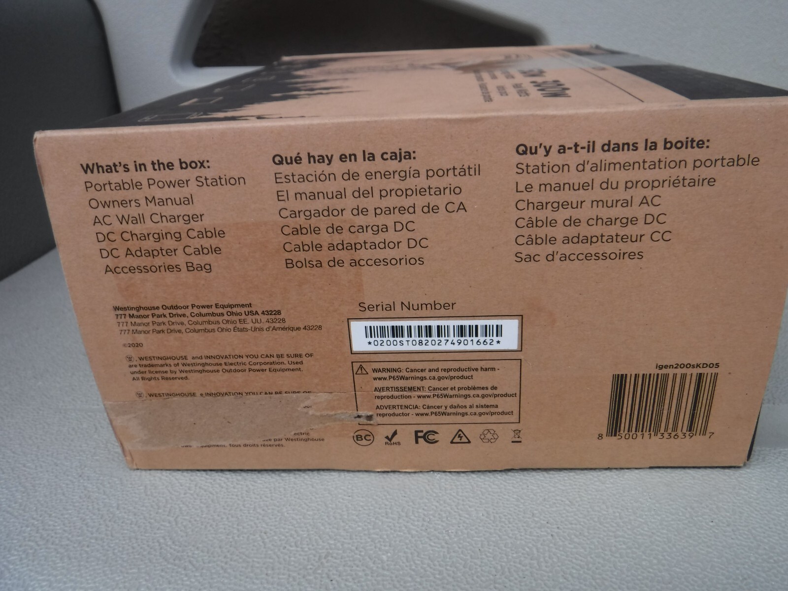 Westinghouse iGen200s 150W Portable Power Station