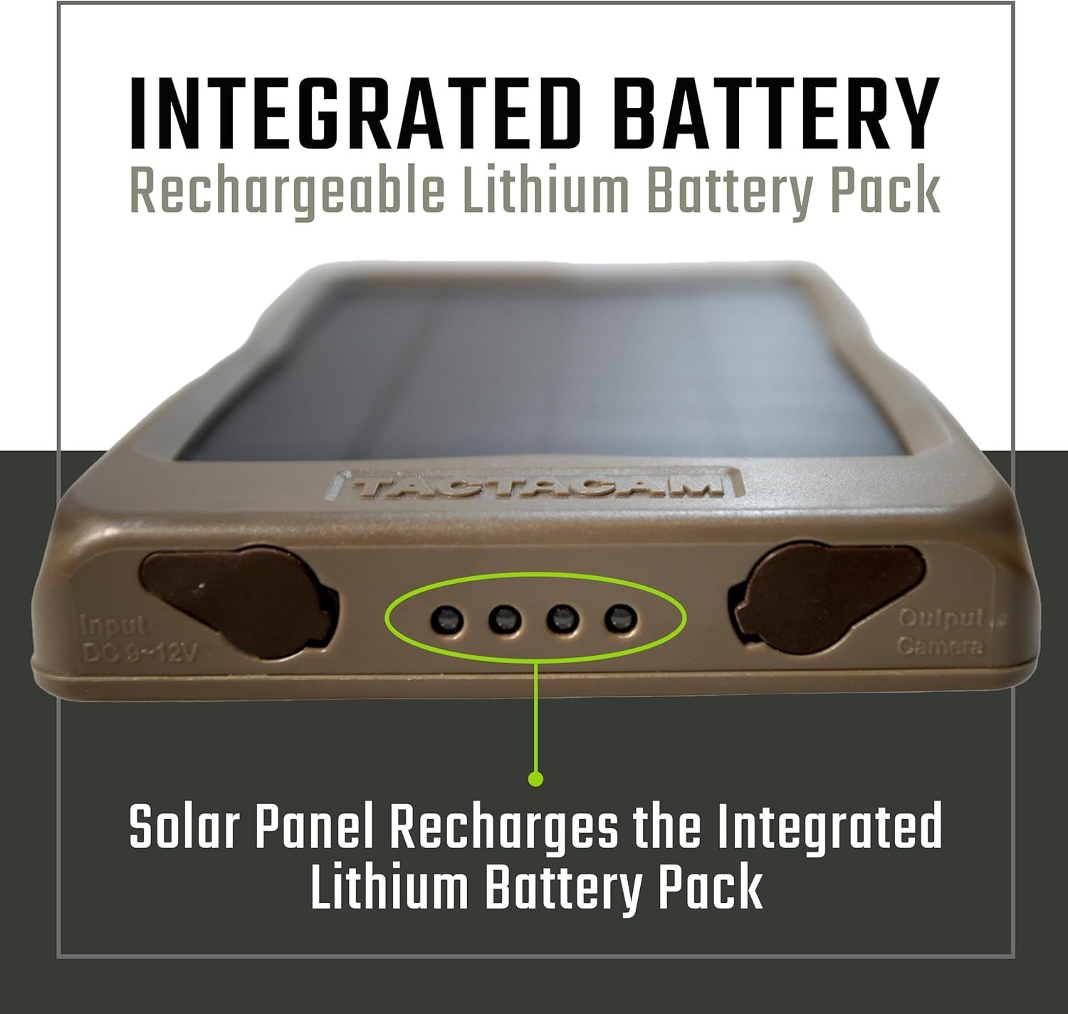 Reveal cellular camera tactacam external solar panel + battery pack bundle