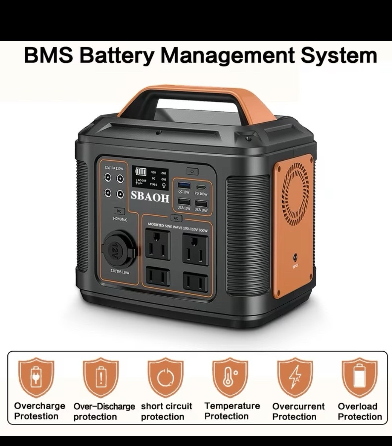 Sbaoh portable power station 300W