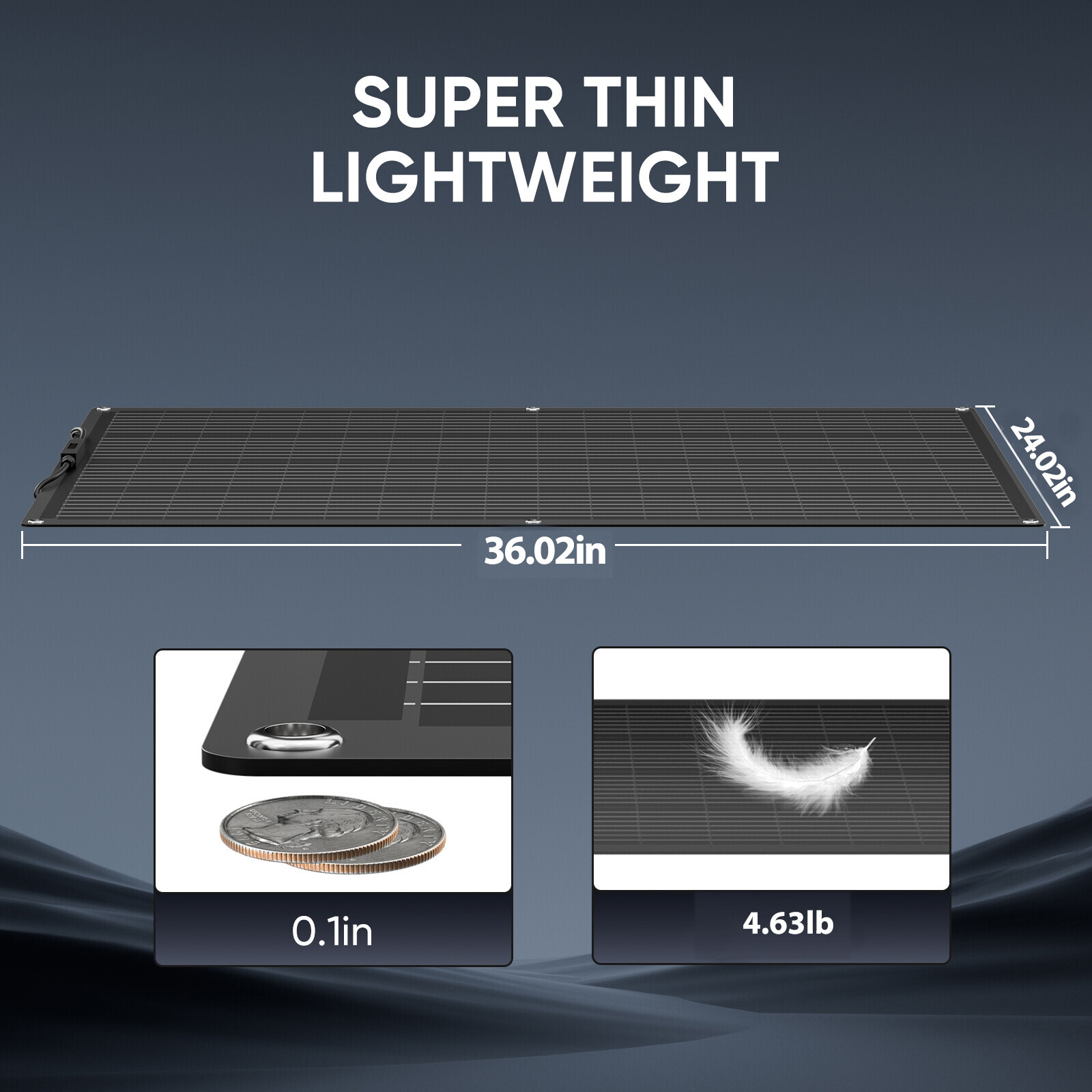 12V 300W Flexible Solar Panel Mono Portable Power Camping Home RV Battery Charge