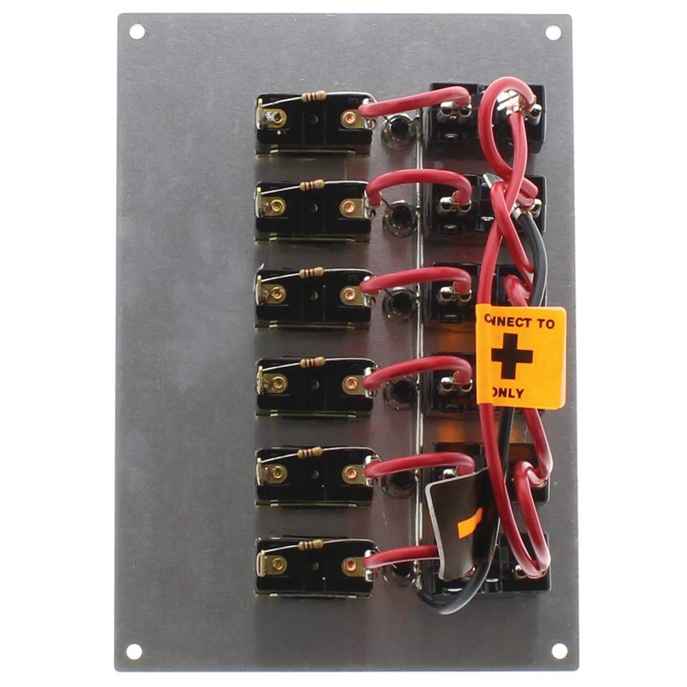 Seasense Led Switch Panel 6 Gang Breaker And Rubber Boots 50031286