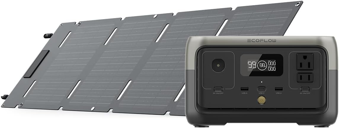 Portable Power Station RIVER 2, 256Wh LiFePO4 Battery/ 1 Hour Fast Charging