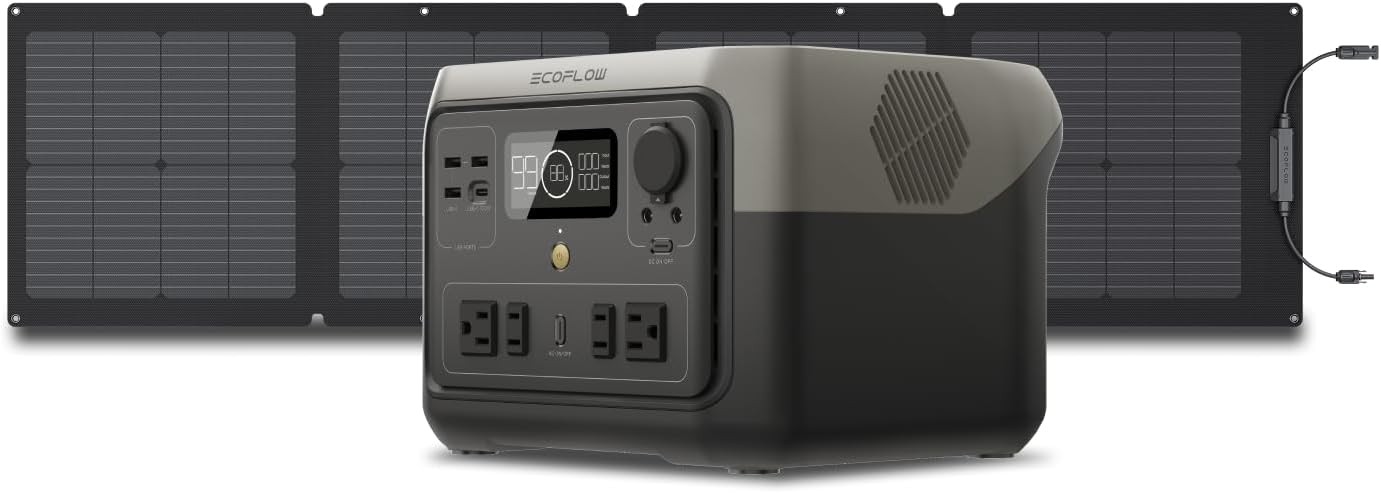 Portable Power Station River 2 500 499Wh LiFePO4 Battery/ 1 Hour Fast Charging