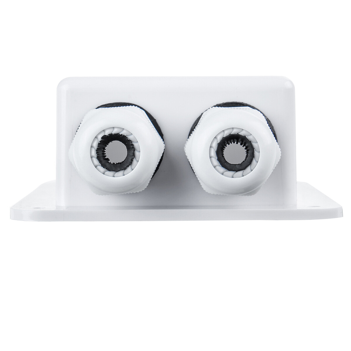 2Pcs Double Wire Cable Entry Gland Box Roof Solar Panel Junction Box RV Caravan