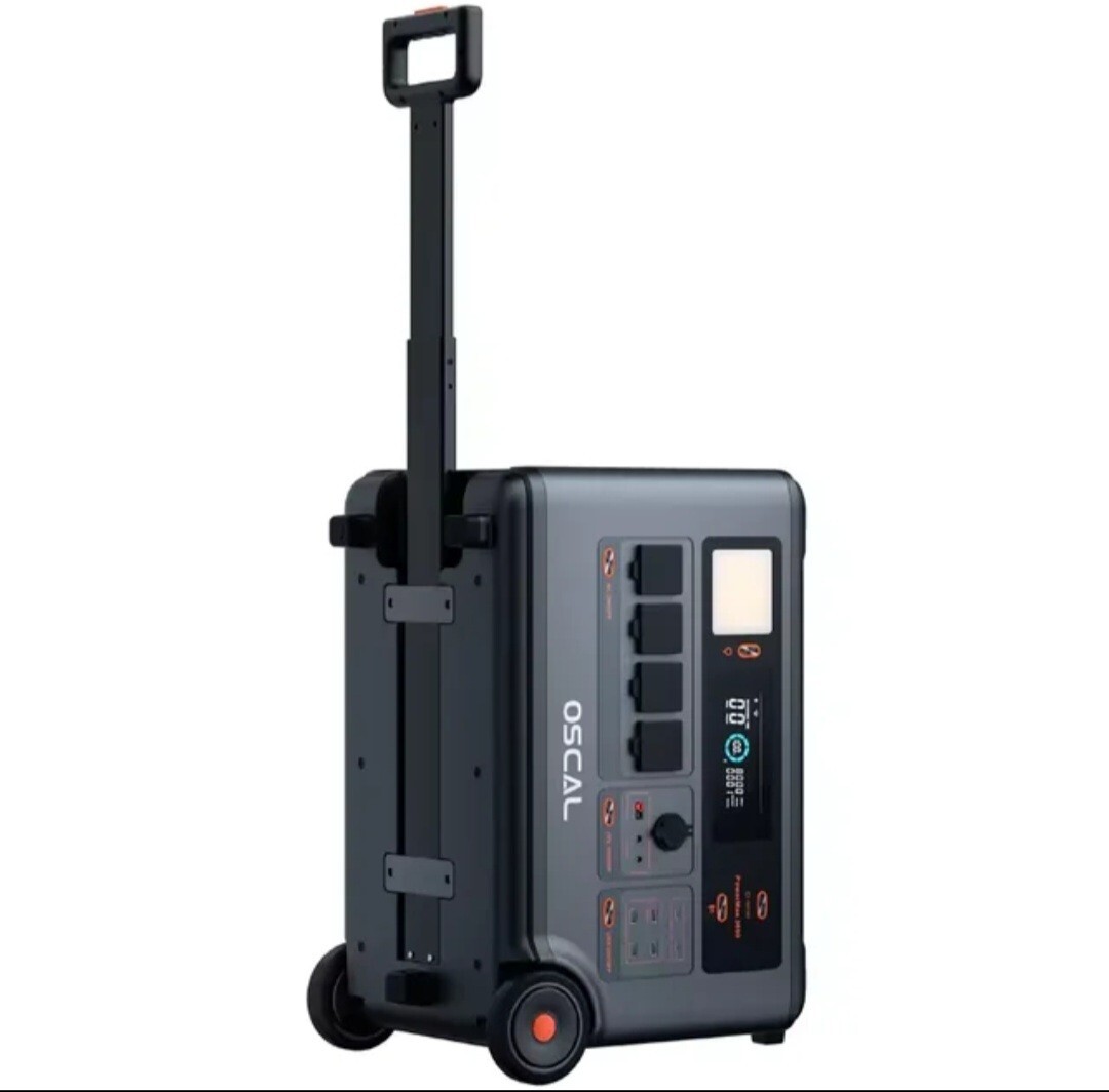 Portable Oscal PowerMax 3600 Power Station 3600W57600Wh LiFeP04 Grounding Rated