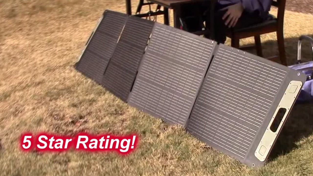 Wow-This Panel Generates Power! Vega Sol 200 Solar Panel -SUPER HIGH QUALITY!