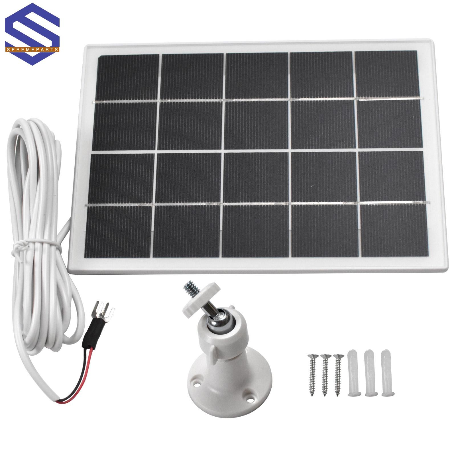 5W Solar Panel For Ring Doorbell 3/3+/4, Plus, 10Ft Charging Cable, Waterproof