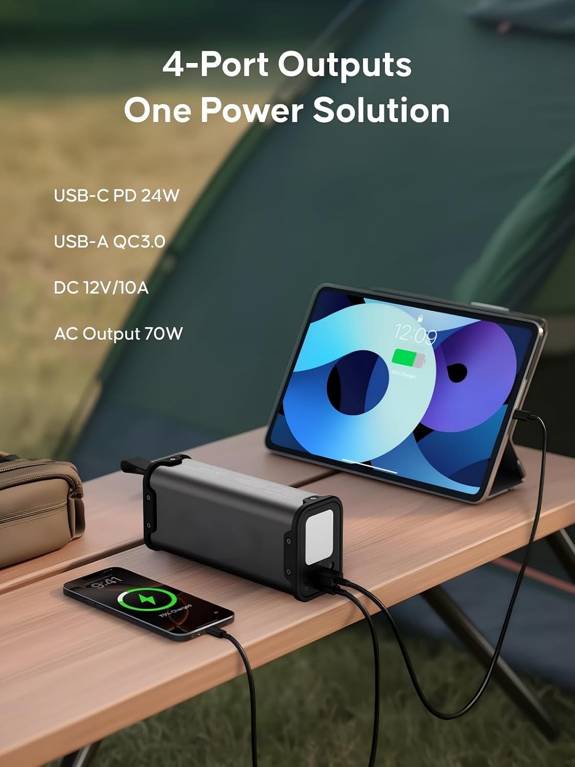 99Wh Portable Laptop Power Station (70W/140W)