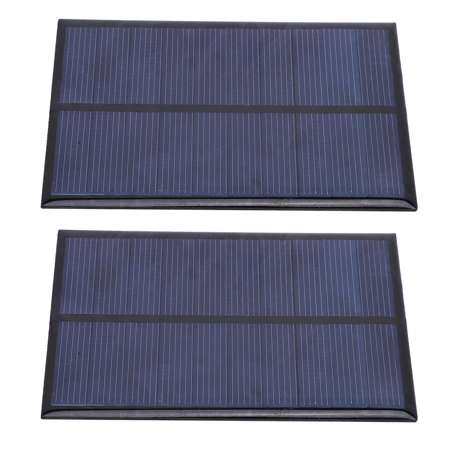 2Pcs Solar Panel Epoxy Power Module Battery Polysilicon Supplies 5V 500MA