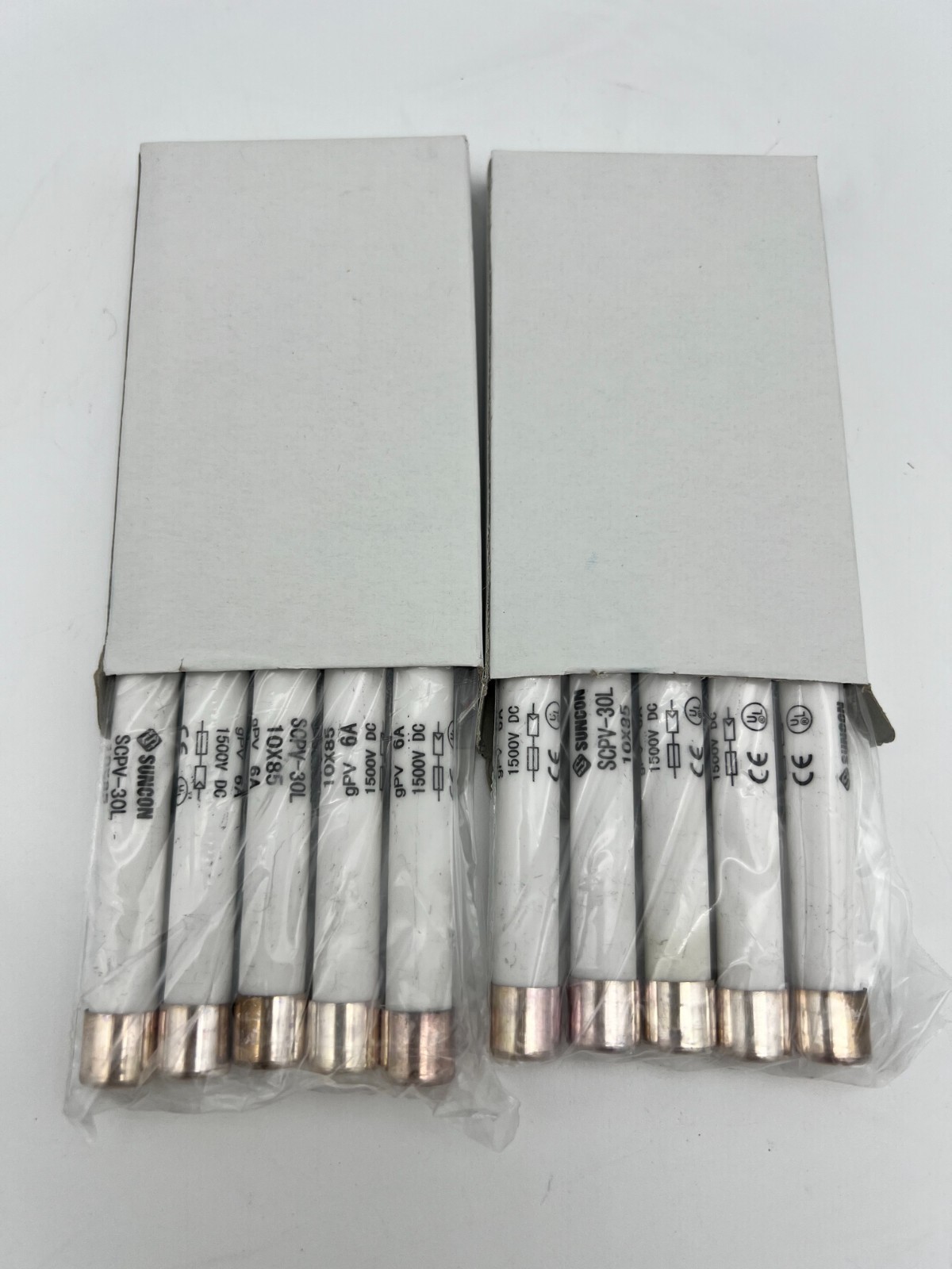 Solar PV in-line fuse 1500v 4A and / or 6A 10mm x 85mm UL listed