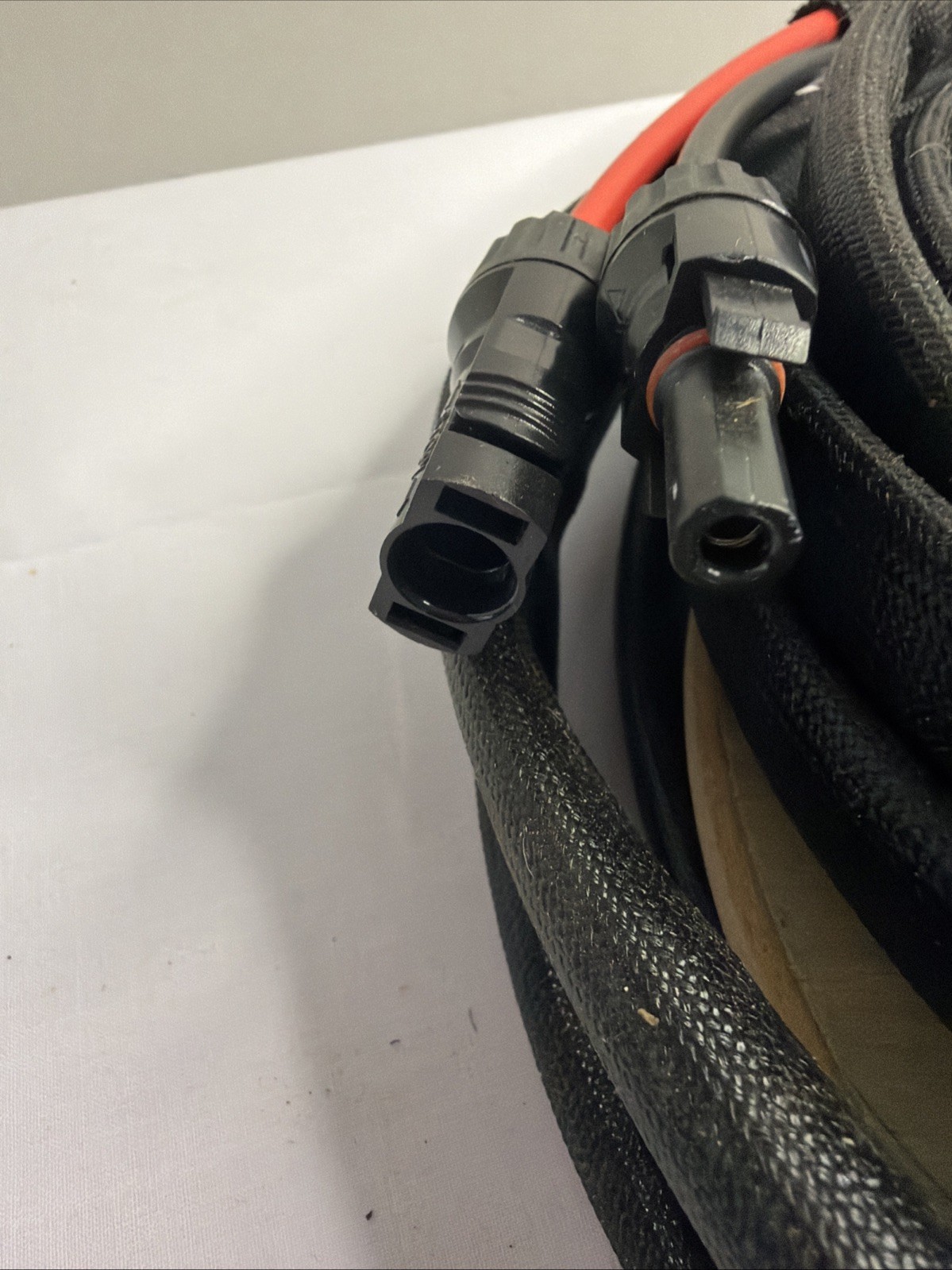 10 AWG Solar Panel Extension Cable PV Wire Solar Connectors Pair Black Red