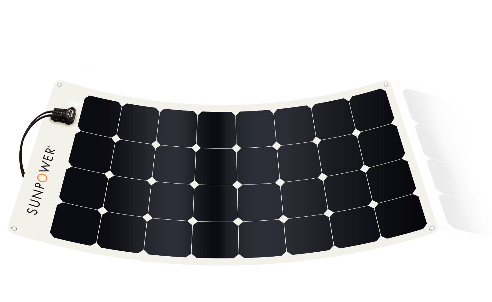 100 Watt Flexible Lightweight Solar Panel By Sunpower 100W (Cosmetic Defects)