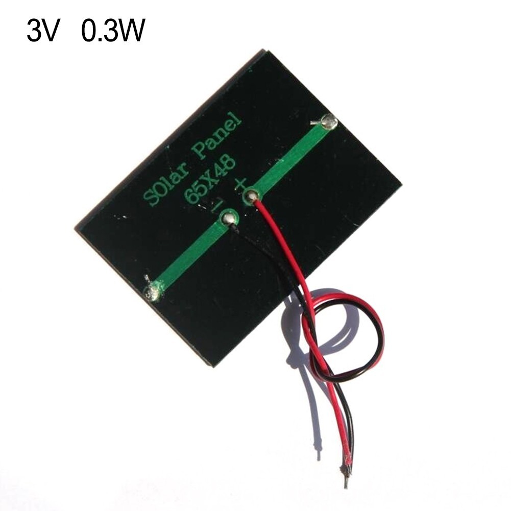Miniature 0 3W 3V Solar Panel for Cameras Toys and Small Electronics
