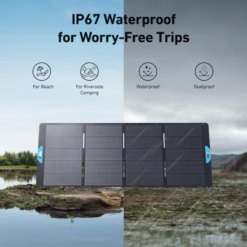 Portable Solar Panel 400W Anker PS400 Foldable IP67 New Sealed Box Deal