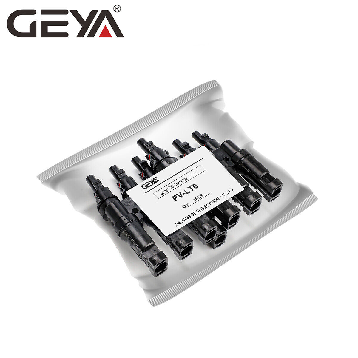 GEYA 1 Pair T Branch PV Solar panel Cable Connectors 2/3/4/5/6 IP67 Male&Female
