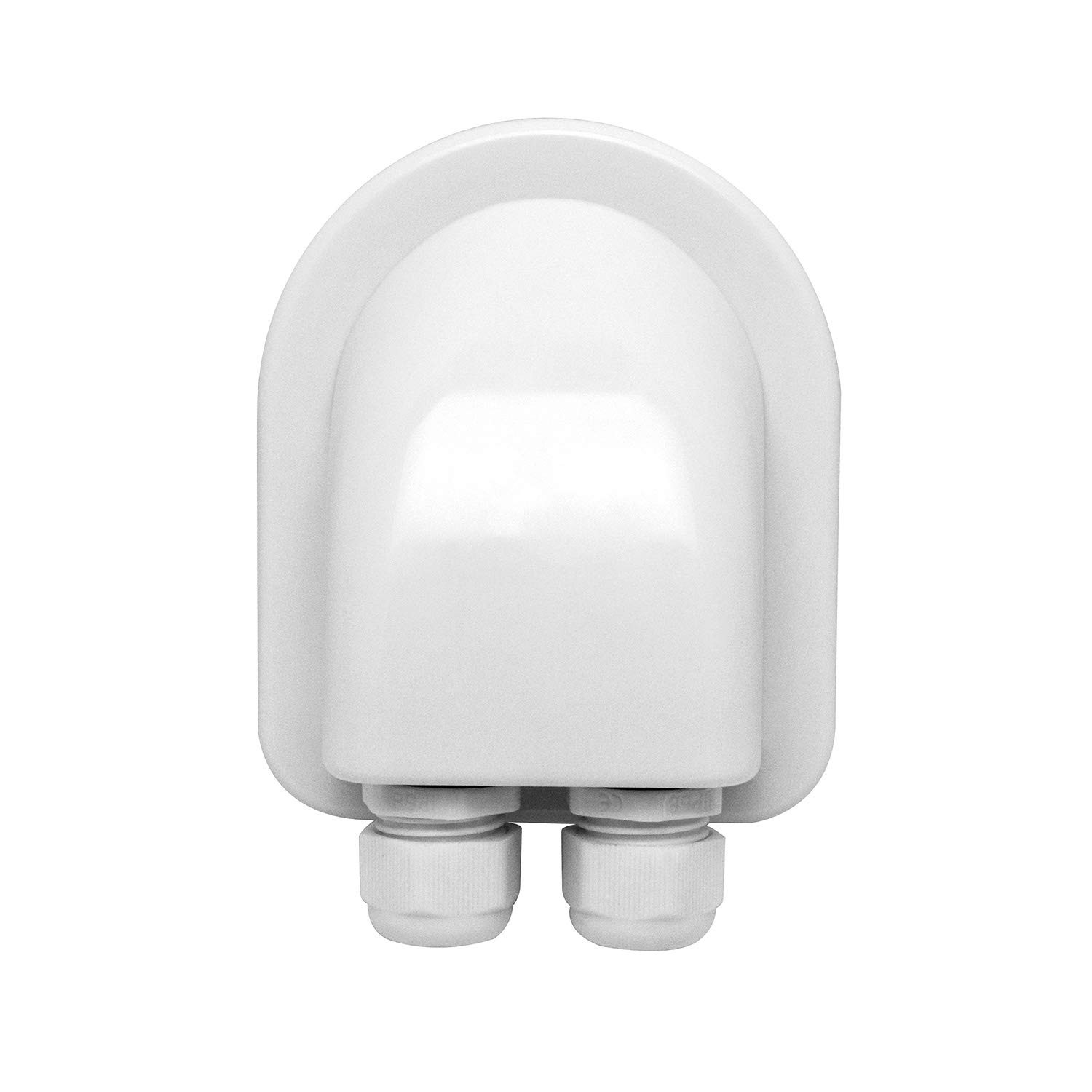 2 Pcs IP68 Waterproof ABS Solar Double Cable Entry Gland-Weather Resistant Dual
