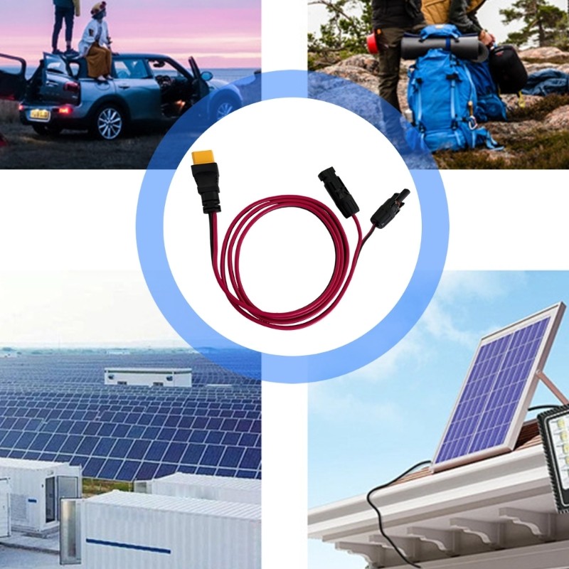 1.5m XT90 Photovoltaic Cable for Daily Solar Charging Work Use