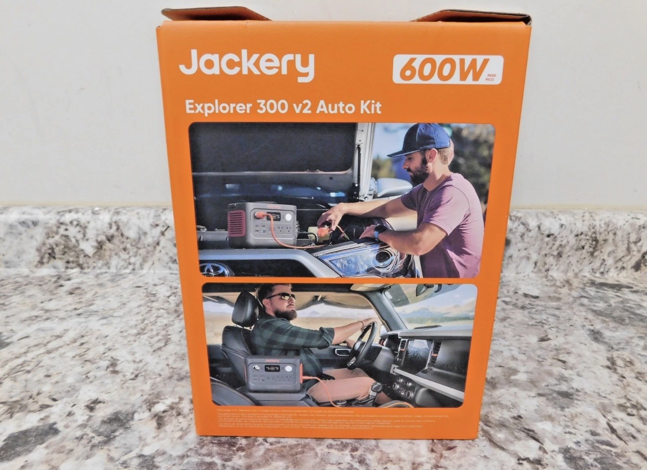 Jackery Explorer 300 v2 Auto Kit Portable Solar Generator 600W Peak