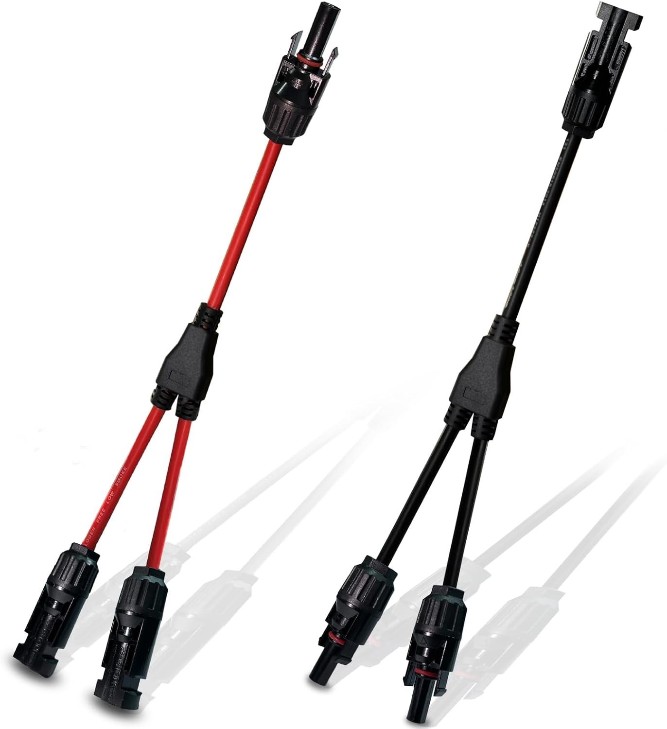 Solar Panel Y Branch Connectors, Upgraded MC4 Adapter Cable, 1 Pair Wire Plug…