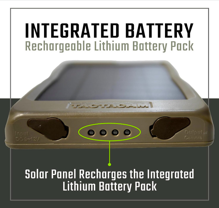 ✅Tactacam Reveal External Solar Panel Reveal X, XB and SK EXT-V1📦