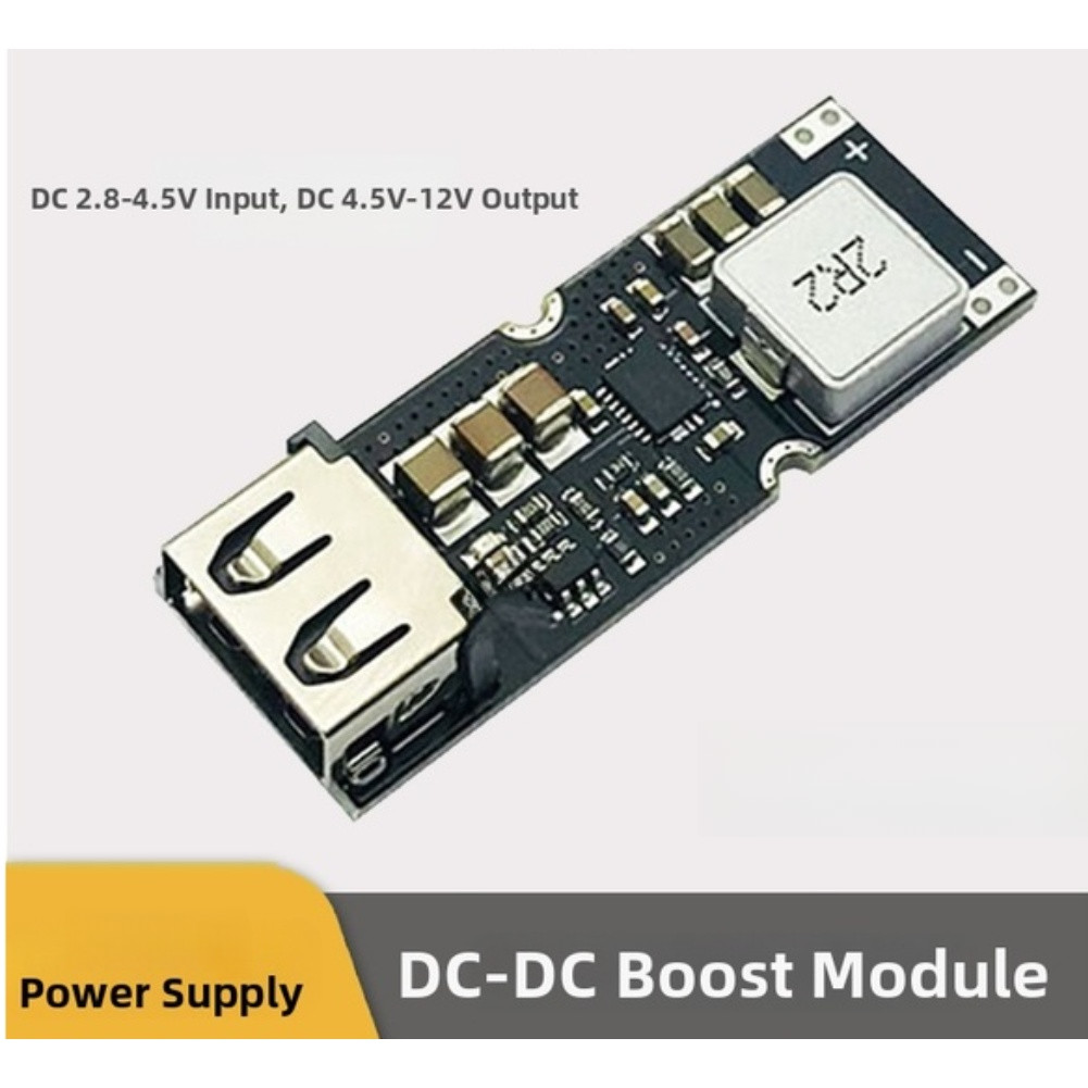 TPS61088A 2PCS 24W Boost Converter Module 2.8V-4.5V to 4.5V-12V Output