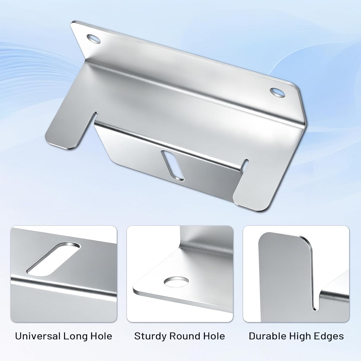 Solar Panel Z Mounting Brackets With Stainless Steel Fixings For RV Camp Roof US