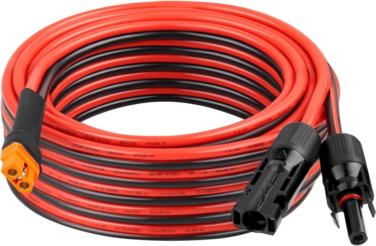XT60i Solar Cable Adapter 30FT – Tinned Copper Wire