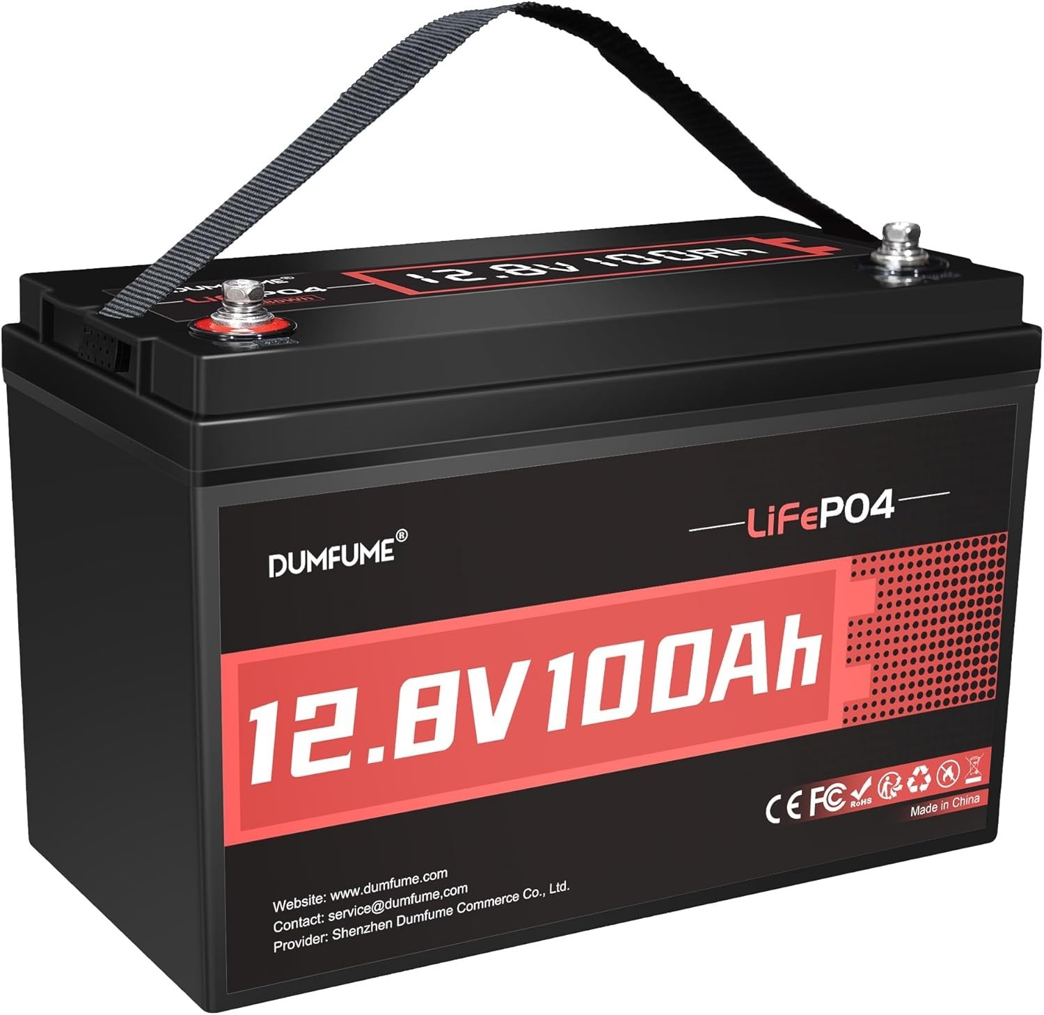 12V 100Ah LiFePO4 Lithium Battery Group 31 Deep Cycle BMS For RVs Solar Off-grid
