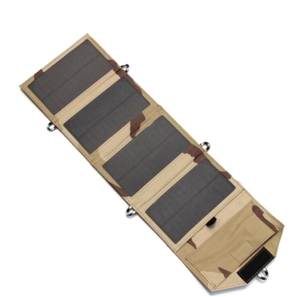 Portable folding 7W 20W 50W solar charger mobile phone, power bank charger