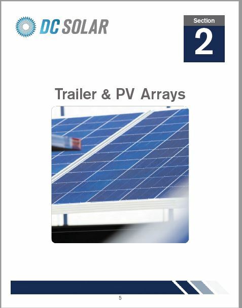 DC Solar SCT20 Hybrid EV Charger Solar Generator Operating & Technical Manual