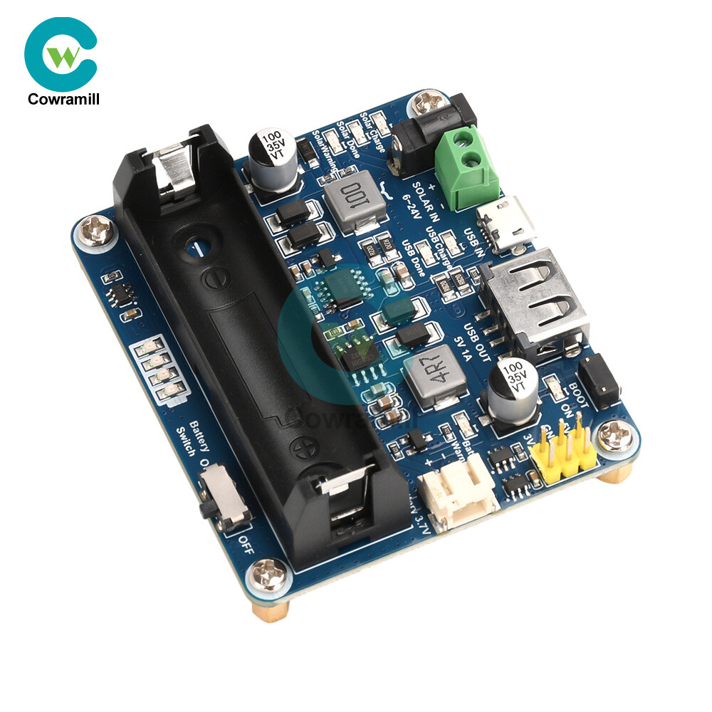6V~24V Solar Panel Power Management Module Support MPPT 850mAh Li-ion Battery