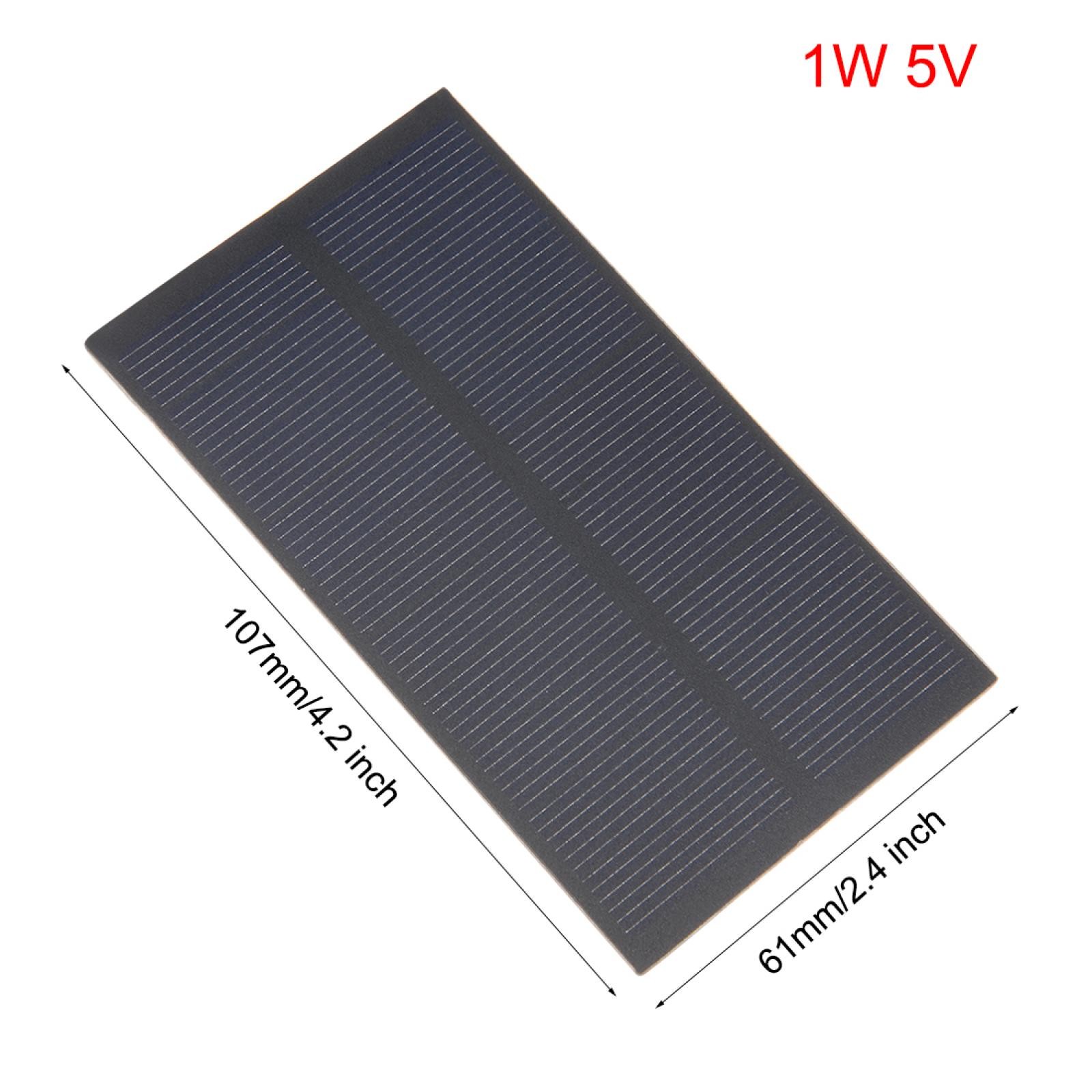 5Pcs 1W 5V Small Solar Panel Module DIY for Phone Toys Charger