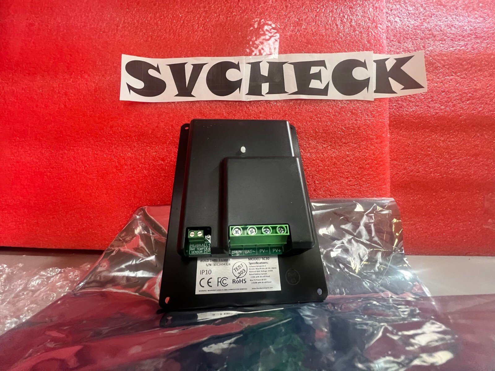 Blue Sky Energy Sun Charger 30 30A/12V Solar Charge Controller with Display