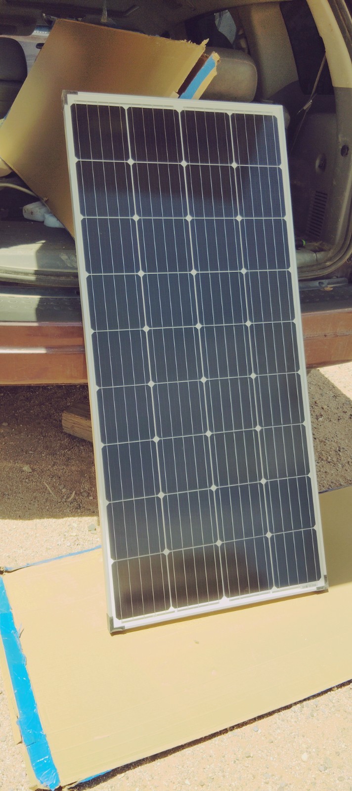 3 EA ECO-WORTHY 195 Watt 12 Volt Monocrystalline Solar Panel Modules Off Grid