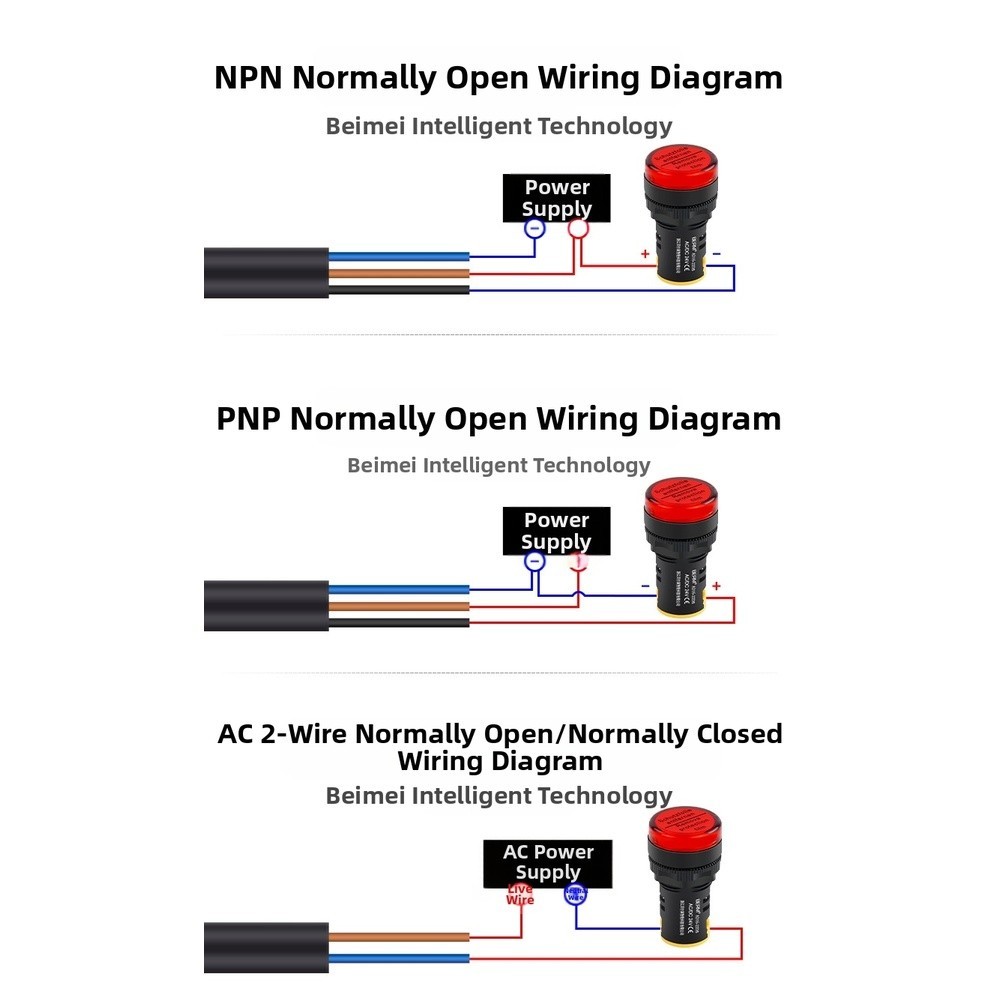 Capacitive Proximity Switch Industrial Application Robust Metal Housing