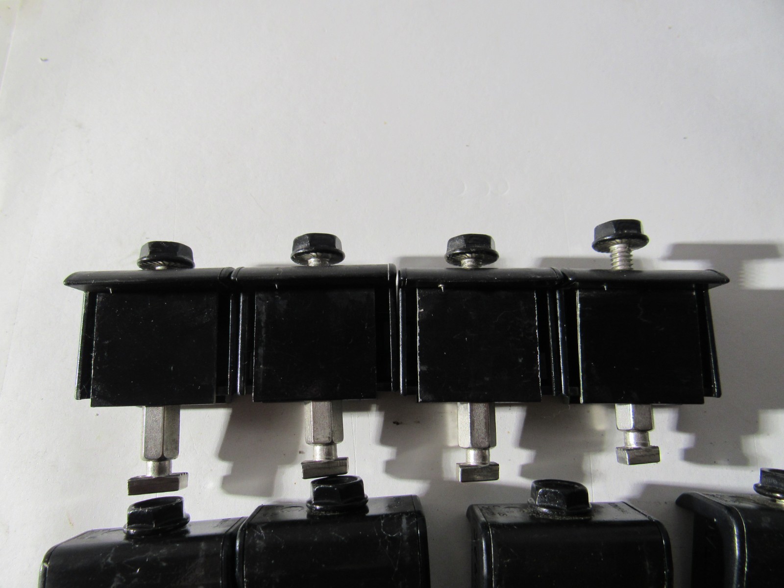 Lot of 12 UniRac 302050D Solar Mid Clamps Universal Black