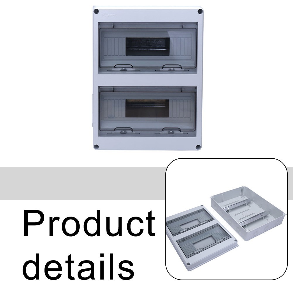 Dustproof and Rainproof ABS Plastic Distribution Box Designed for Applications